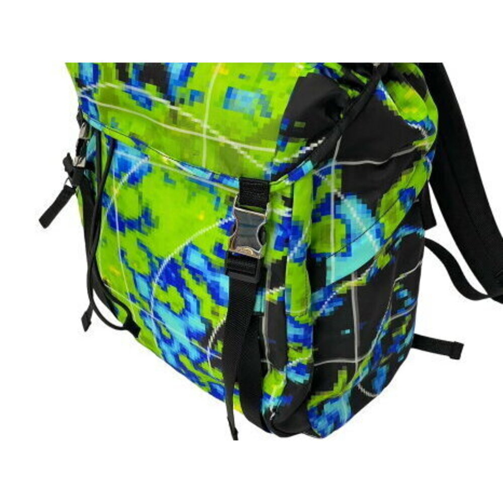 Prada Backpack Digital Camo Pattern Nylon Multico… - image 5